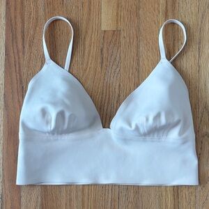 Elegant Cream Triangle Bralette
